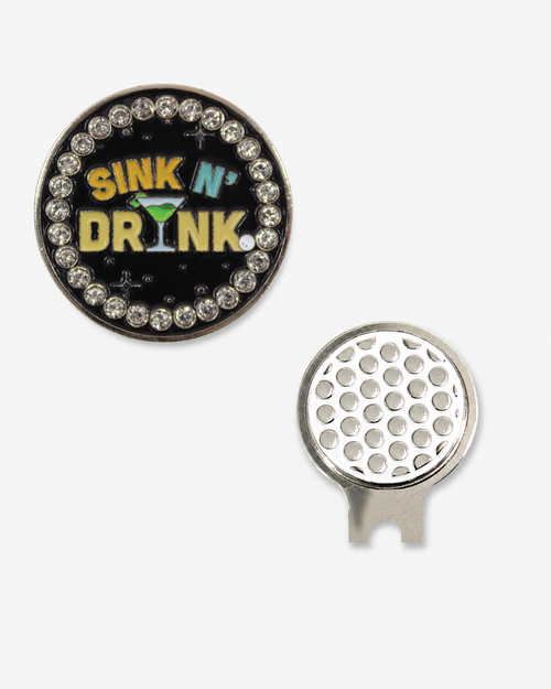 Bling Sink N' Drink Ball Marker & Hat Clip Set