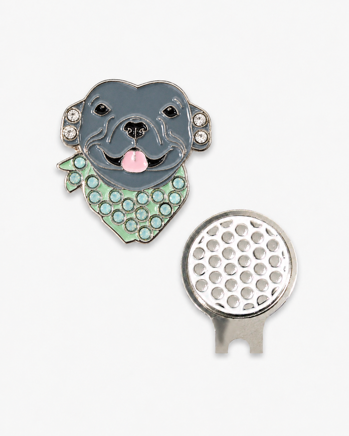 Dog Ball Marker & Hat Clip Set