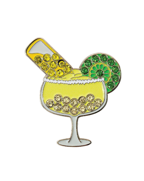 Bling Mexican Bulldog Ball Marker & Hat Clip Set