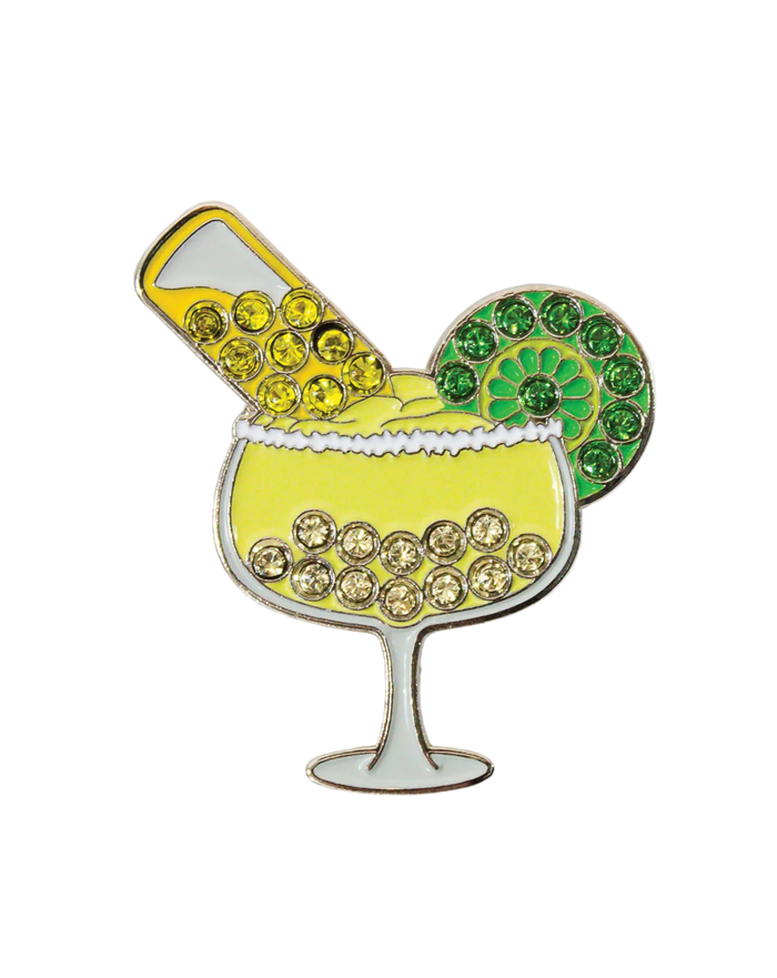Bling Mexican Bulldog Ball Marker & Hat Clip Set