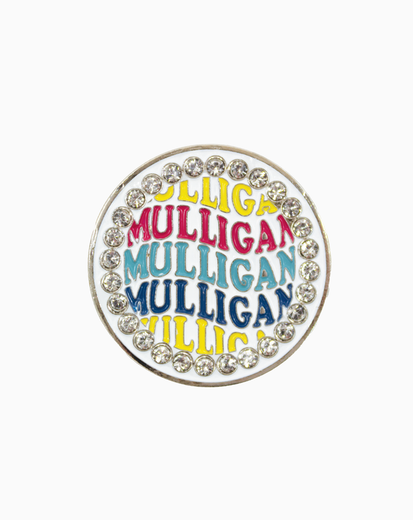 Bling Mulligan Ball Marker & Hat Clip Set
