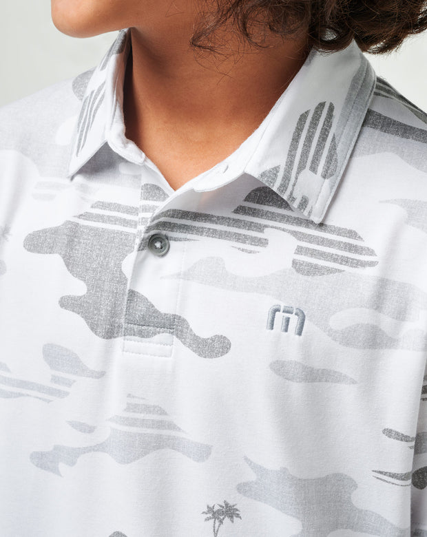 Heater Camo Youth Polo