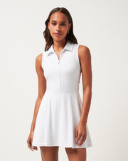 MOVEKNIT SLEEVELESS POLO DRESS 2.0