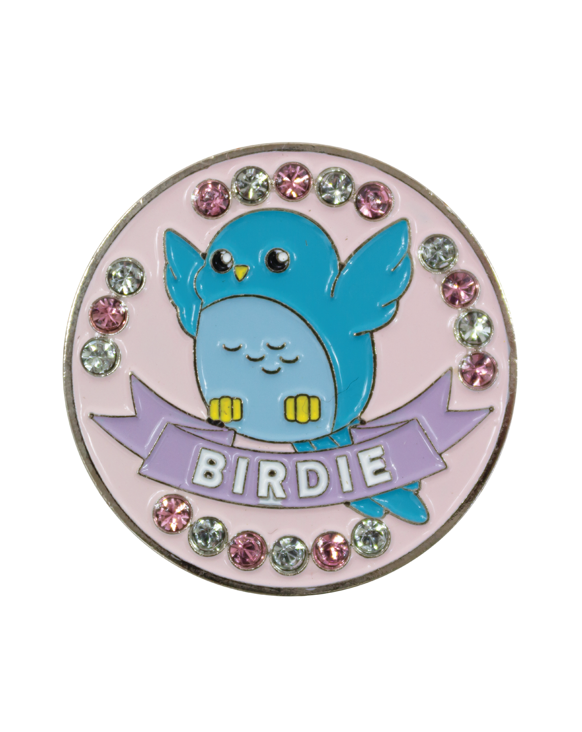 Bling Birdie Ball Marker and Hat Clip Set