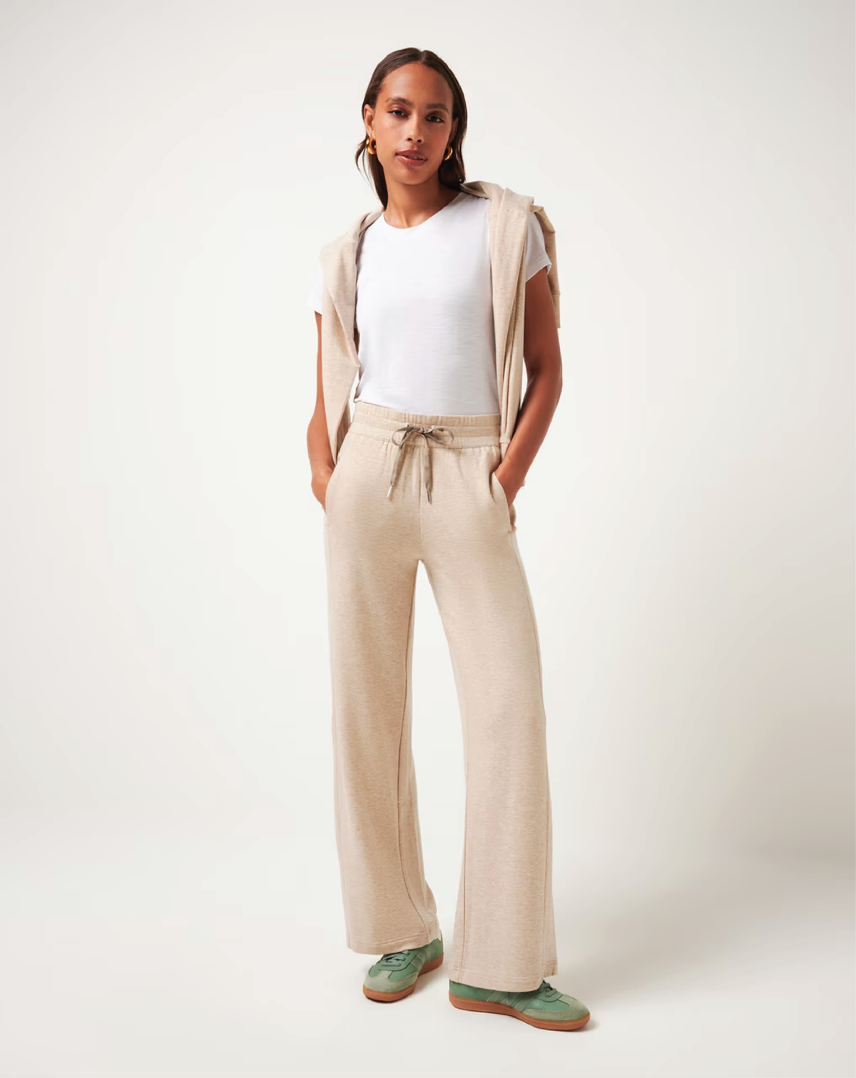 Cloud Terry Wide Leg Pant