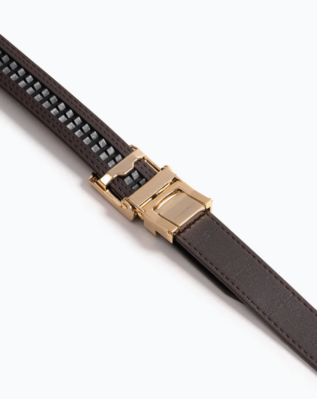 Mocha Skinny Belt