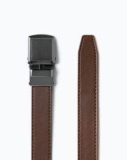 Mocha Skinny Belt