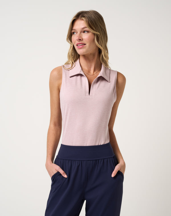 Skyloft Light Sleeveless Polo