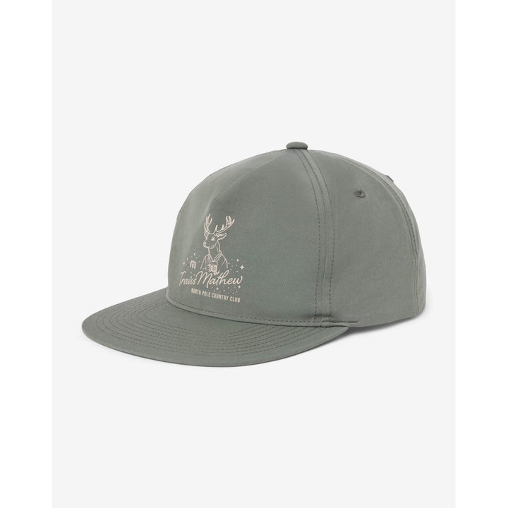 TravisMathew Frost This hat in sage green, front view.