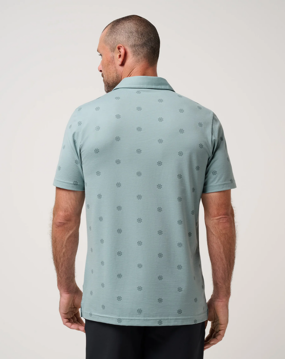 Back view of the TravisMathew Performance Jersey Sol Polo