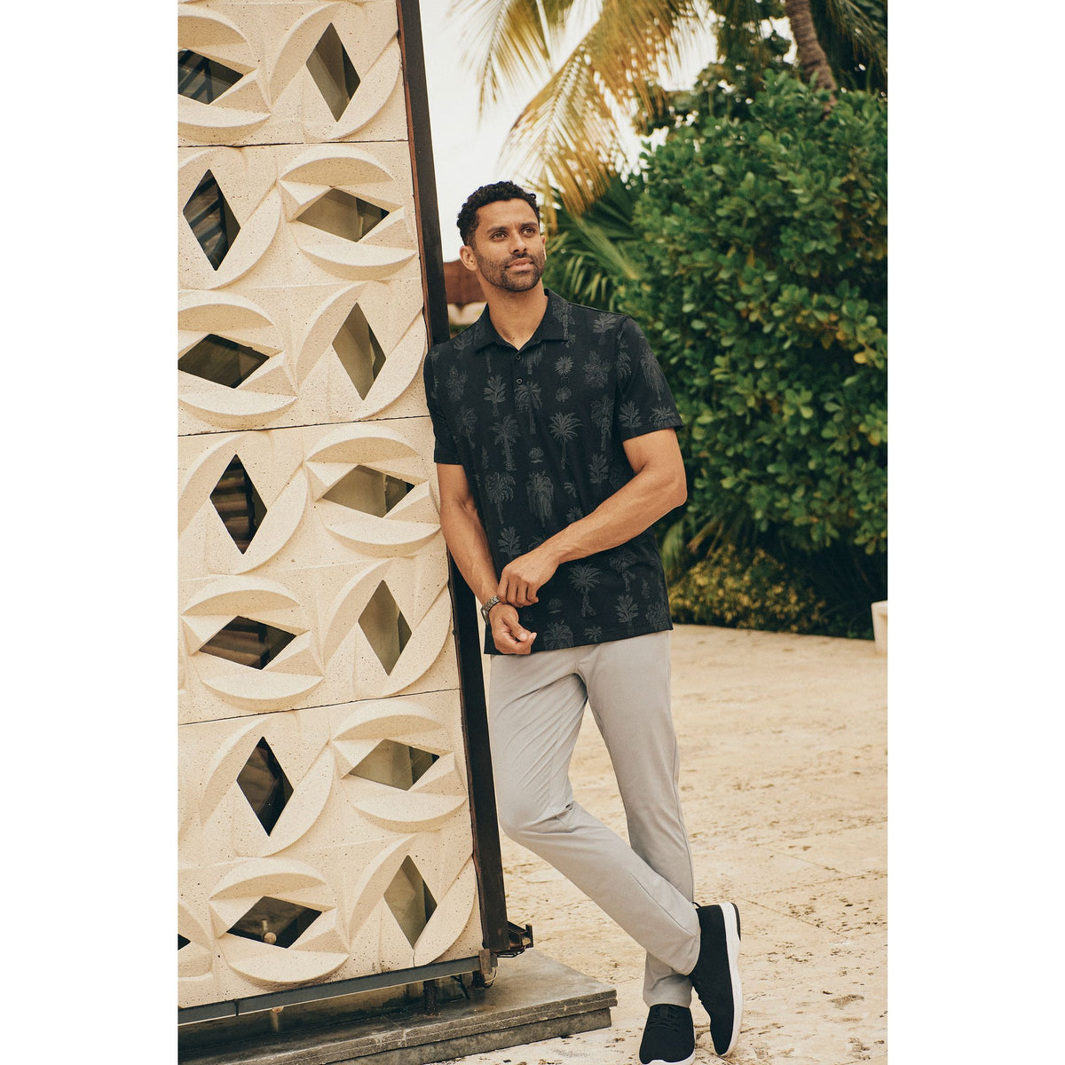 Performance Jersey Salt Mist Polo