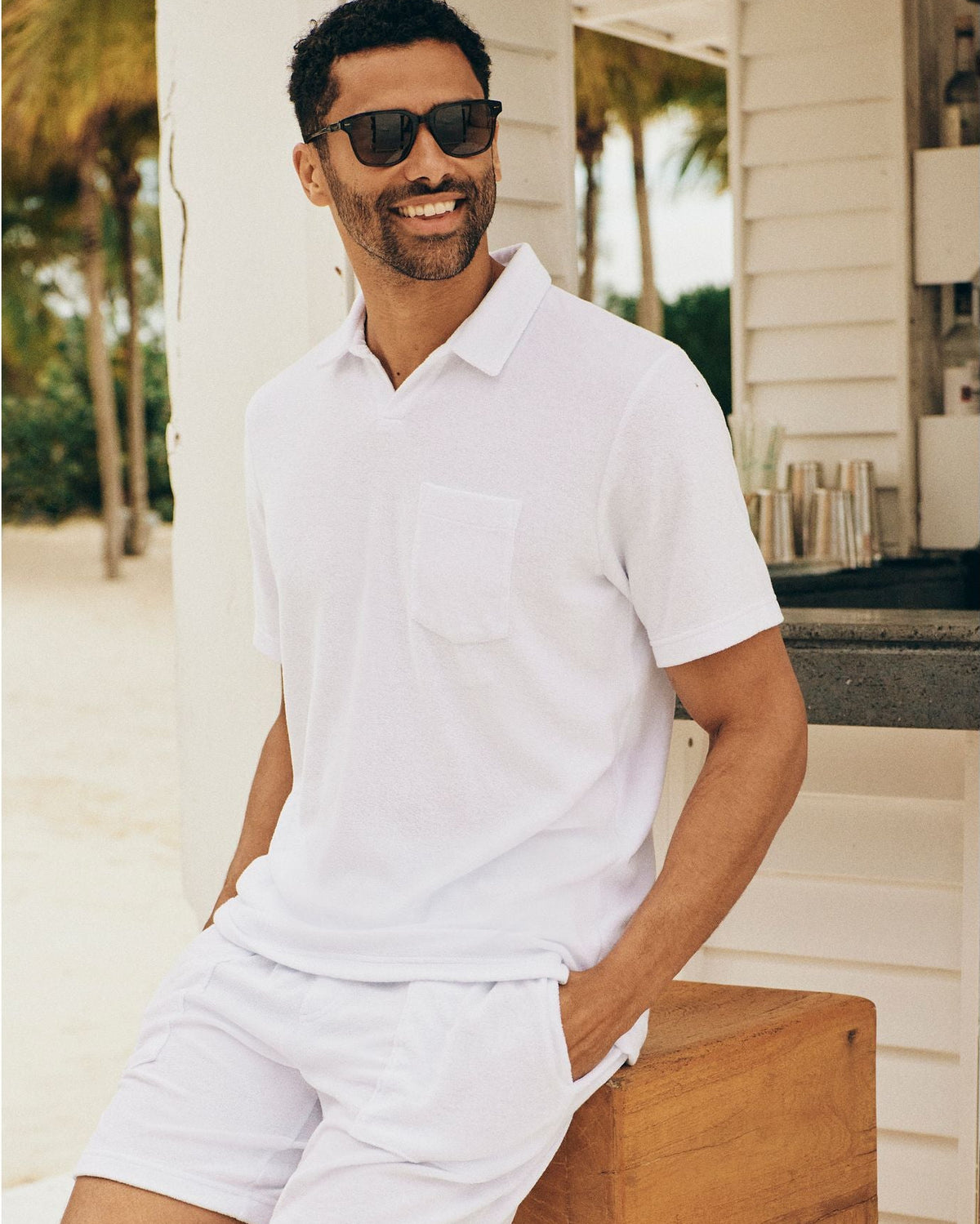 Beach Club Popover Polo