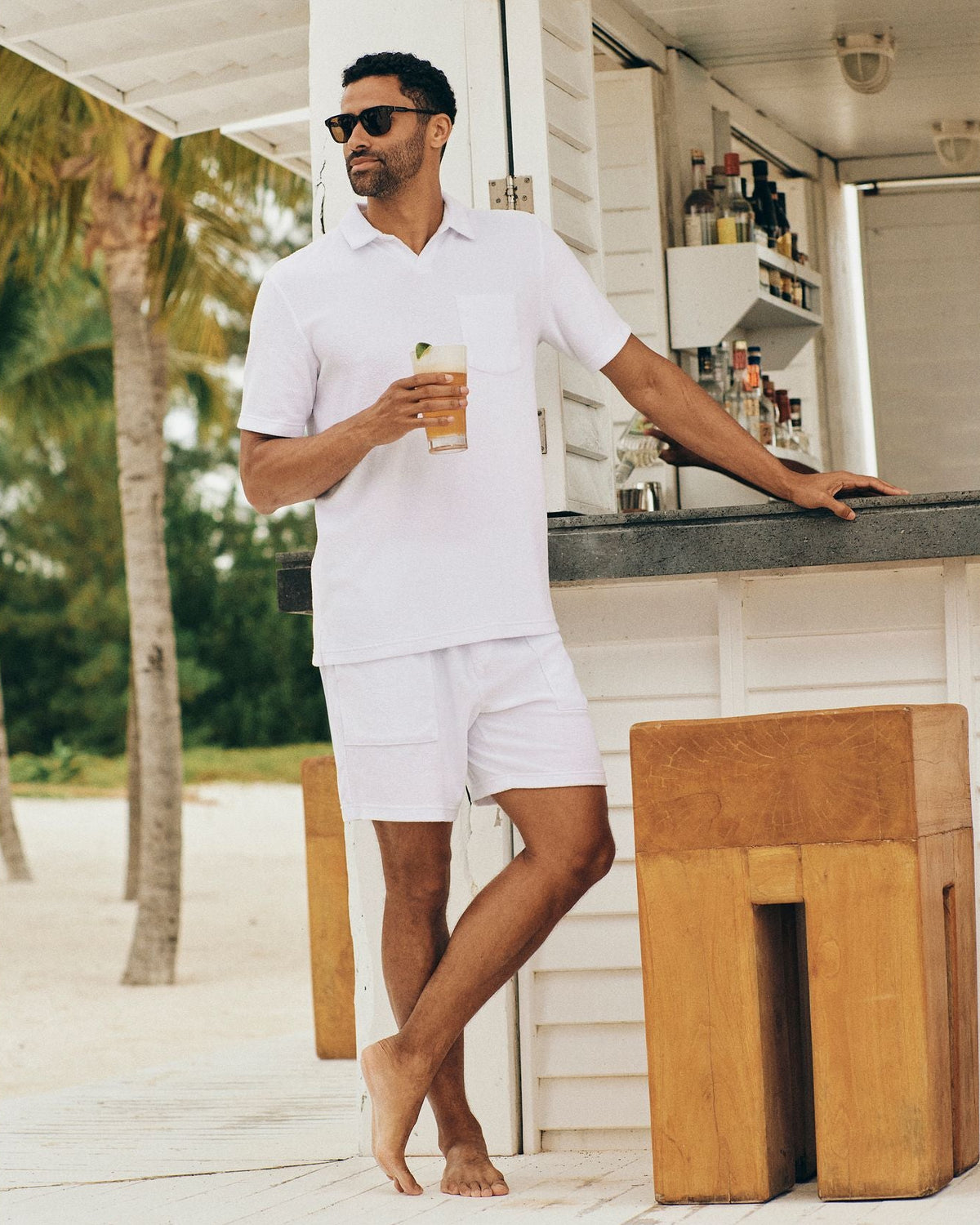 Beach Club Popover Polo