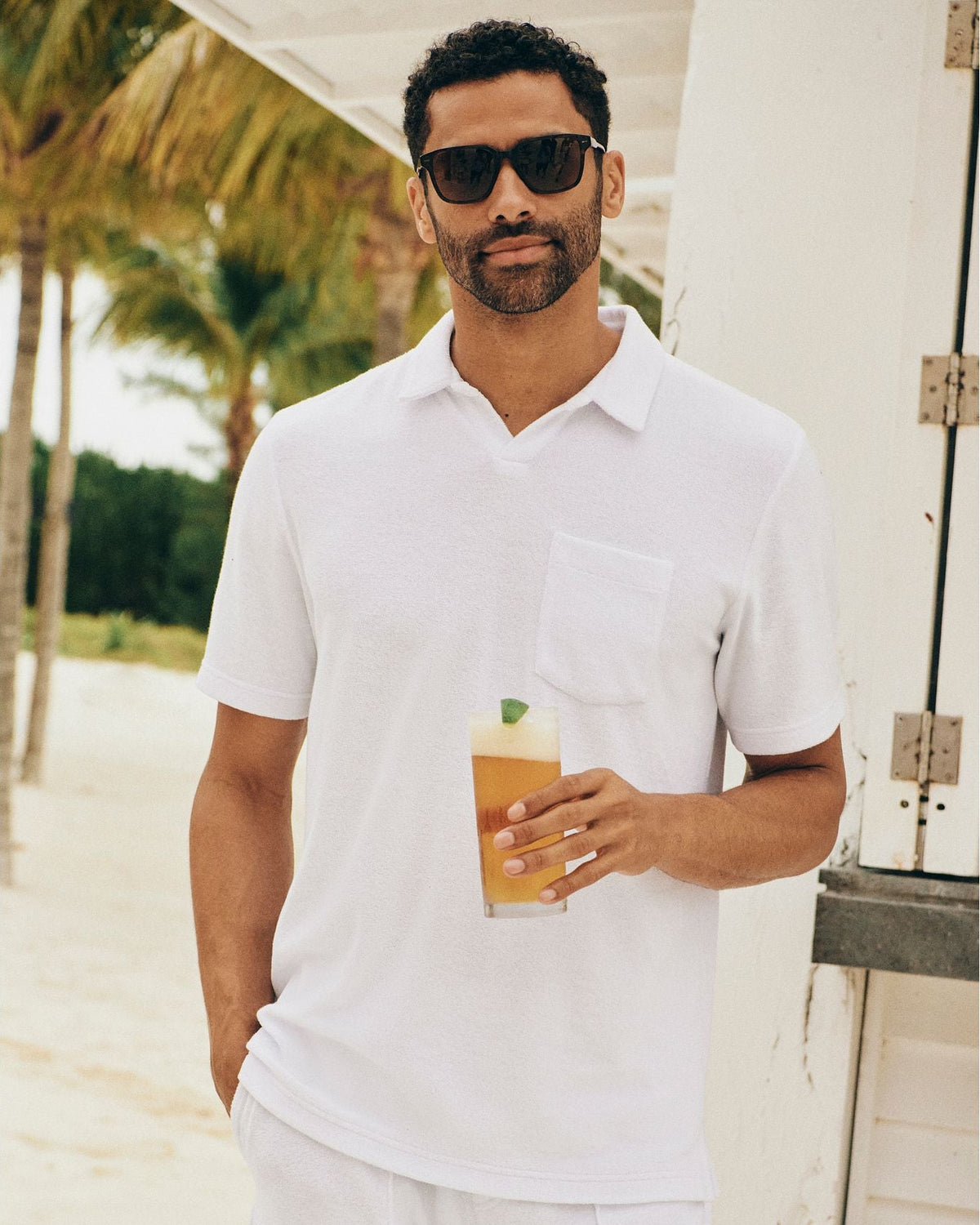 Beach Club Popover Polo