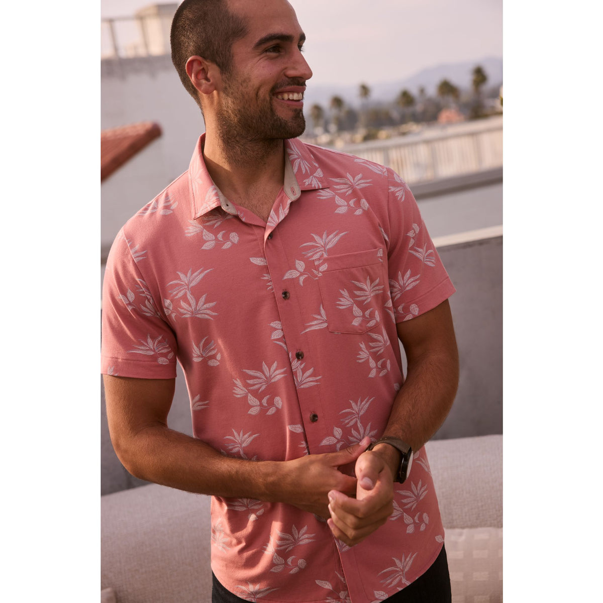 Comfortknit Voyage Button Up