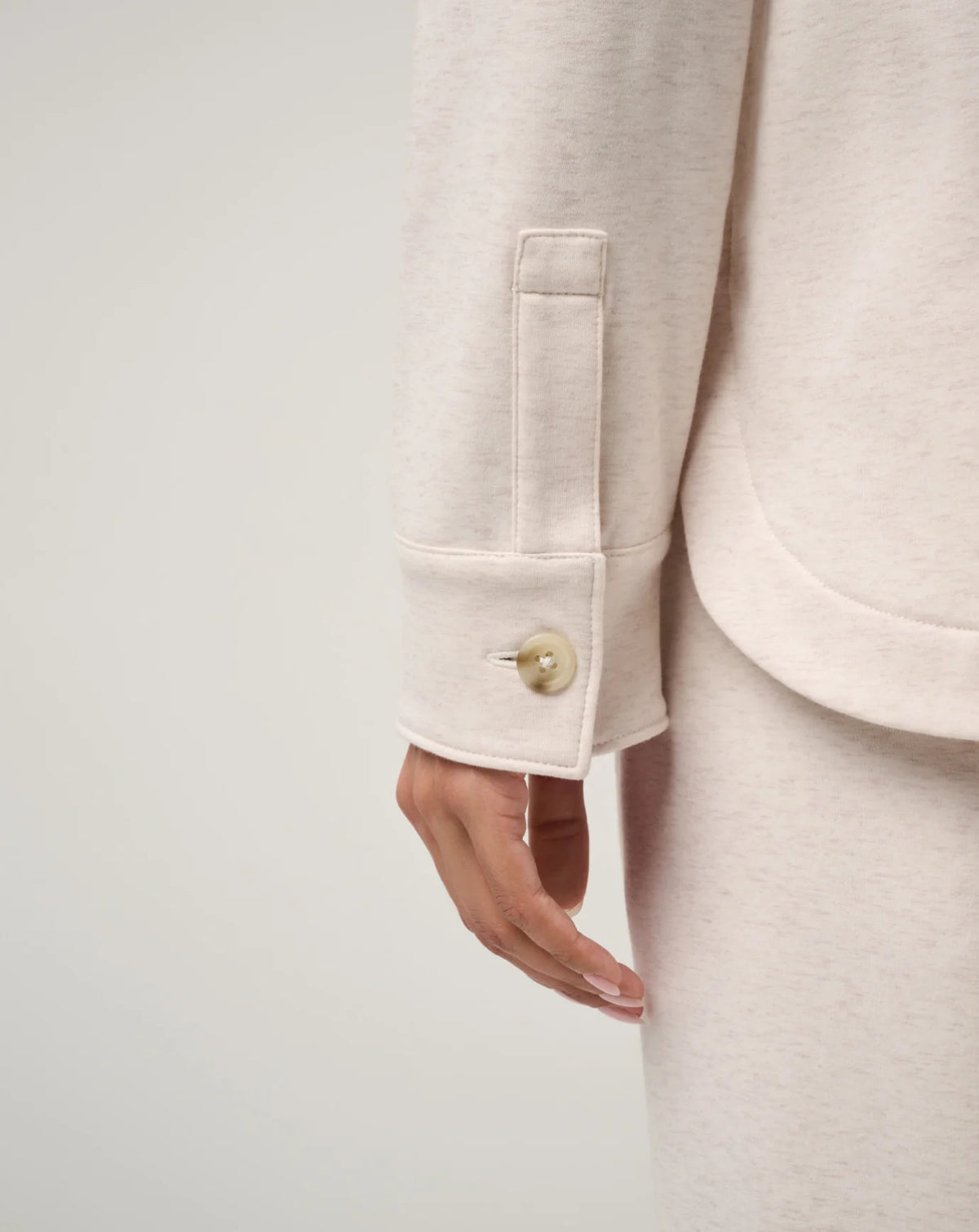 Cloud Fleece Button Down Shacket