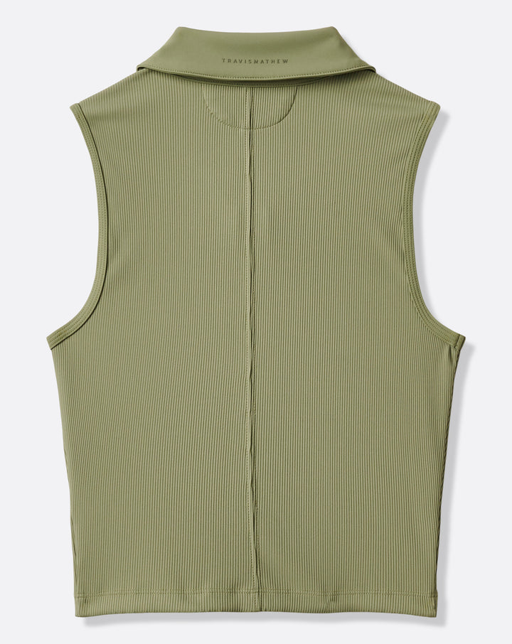 Moveknit Rib Zip Polo