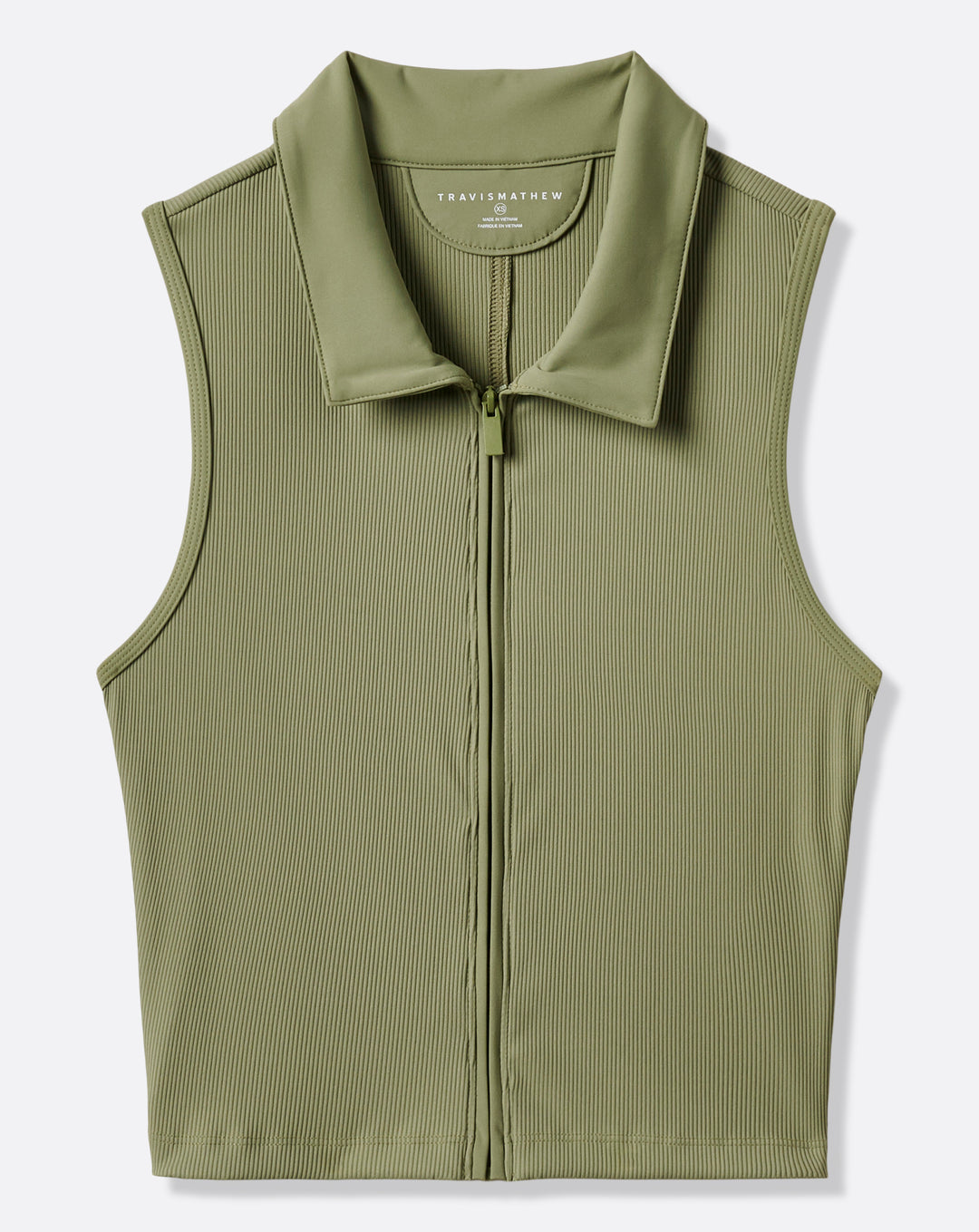 Moveknit Rib Zip Polo