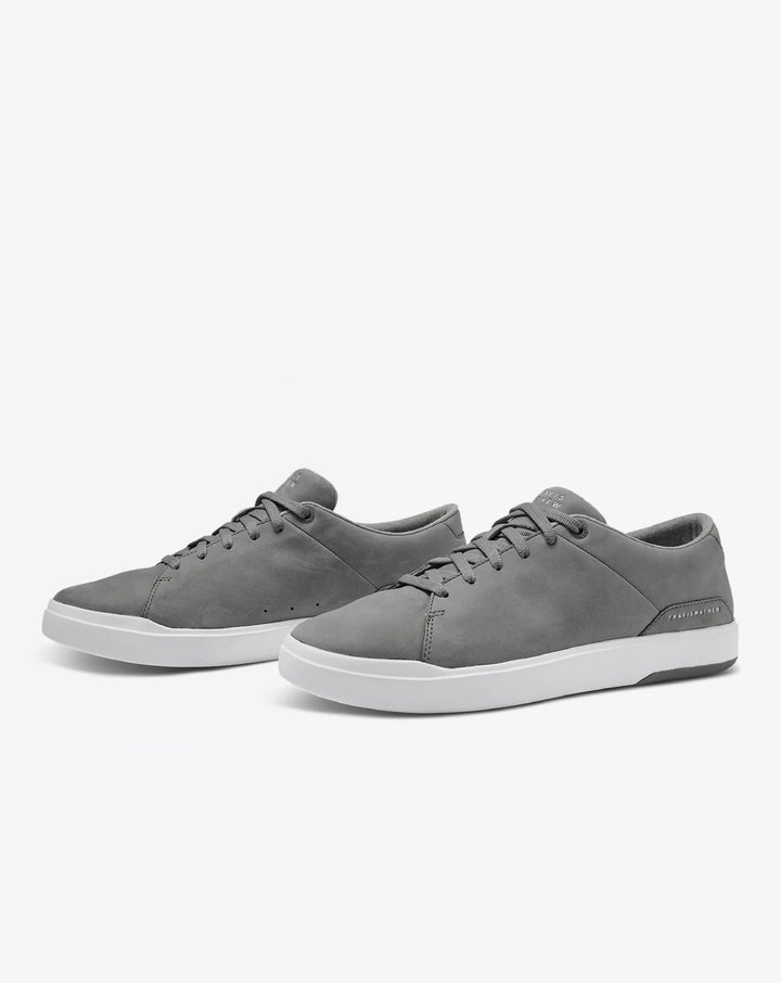 Grey TravisMathew Modern Cup Shoes, pair view.