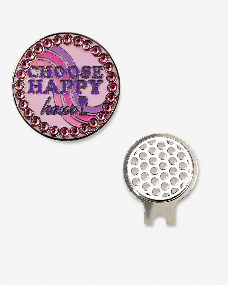 Happy Hour Ball Marker & Hat Clip