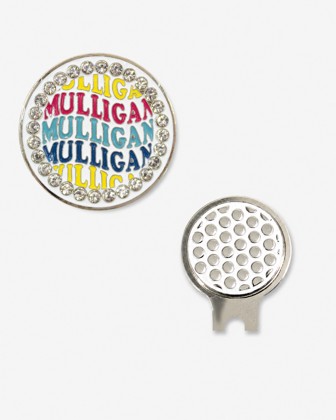 Bling Mulligan Ball Marker & Hat Clip Set