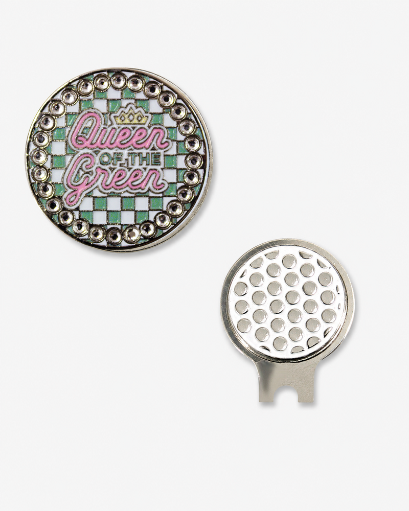 Queen Of The Green Ball Marker & Hat Clip