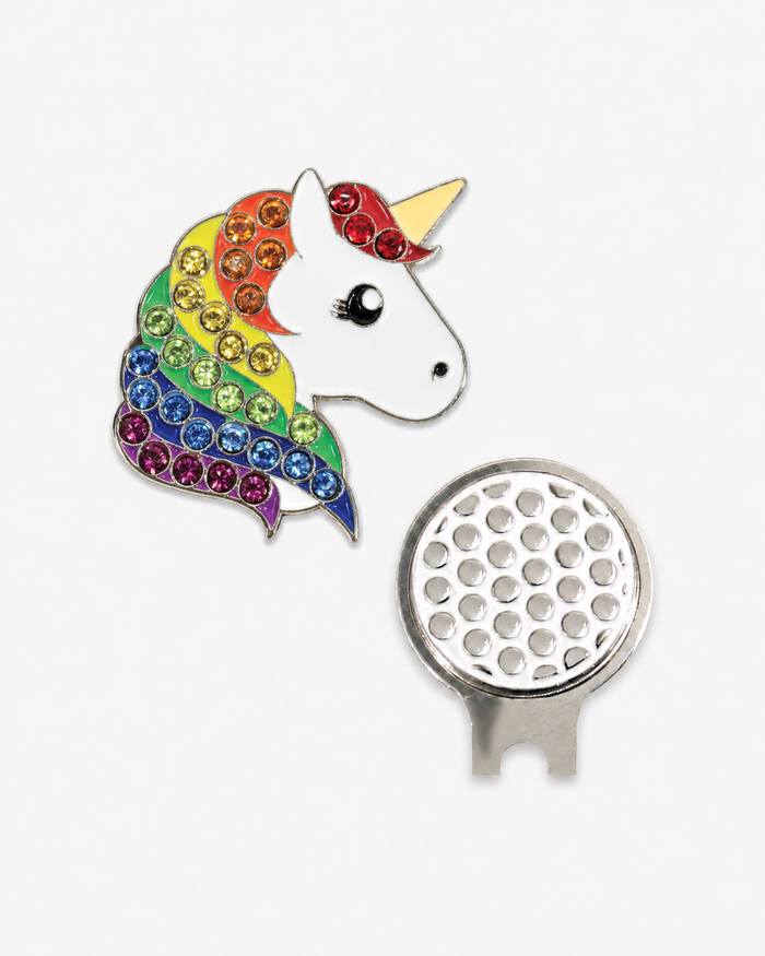 Unicorn Ball Marker and Hat Clip Set