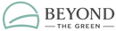 Logo of 'Beyond The Green' with a green helmet-like symbol on a transparent background