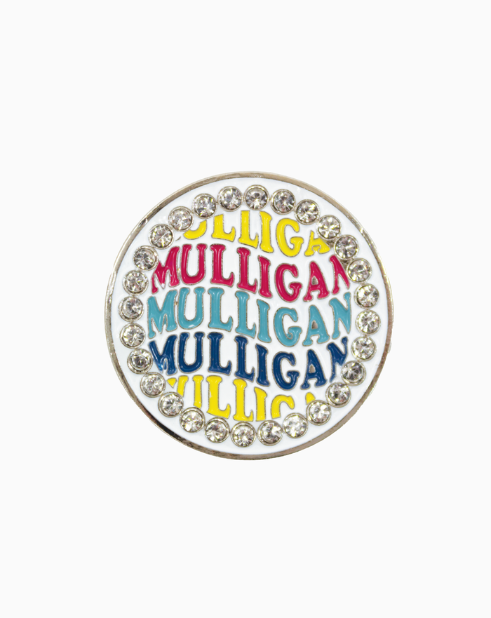 Bling Mulligan Ball Marker & Hat Clip Set