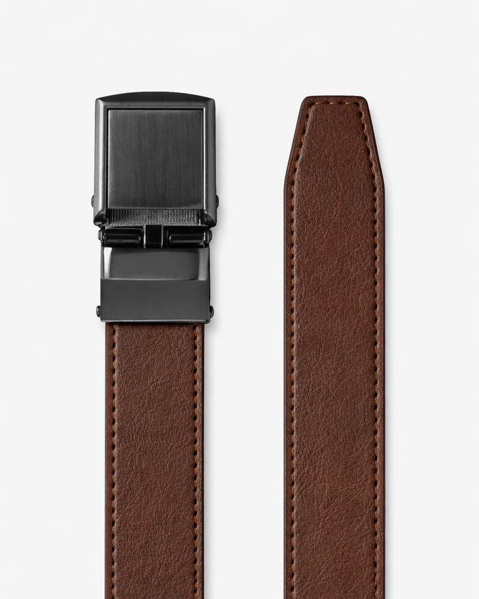Mocha Skinny Belt