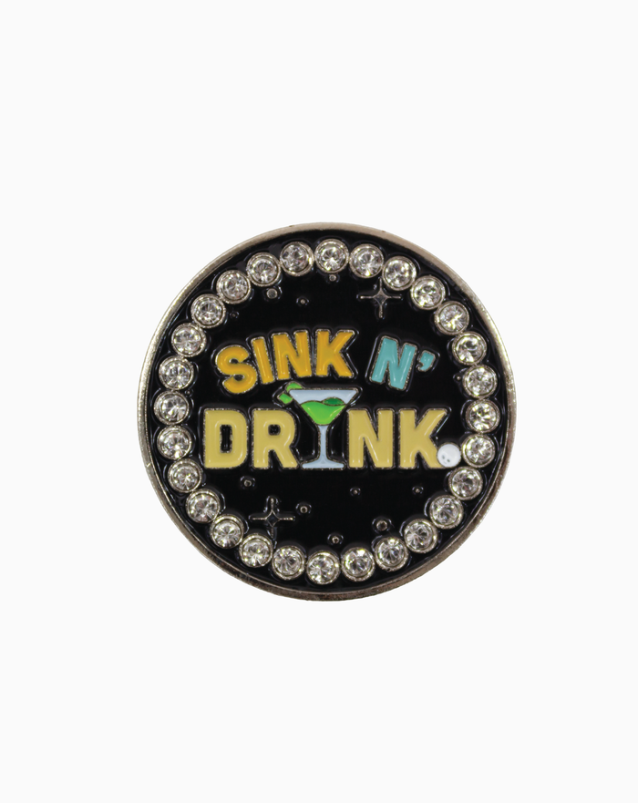 Bling Sink N' Drink Ball Marker & Hat Clip Set